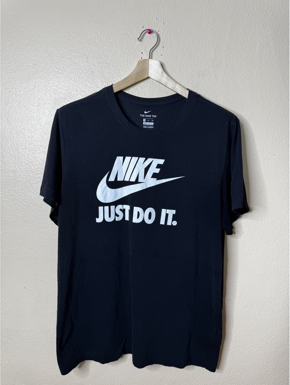 Nike Just Do It Swoosh Dri-FIT Graphic T-Shirt Black Men’s XXL